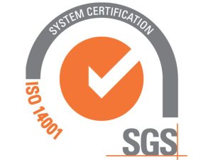 Logo SGS ISO 14001 - Gestión ambiental Gama Mobility