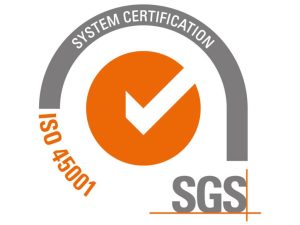 Logo SGS ISO 45001 - Seguridad y salud Gama Mobility